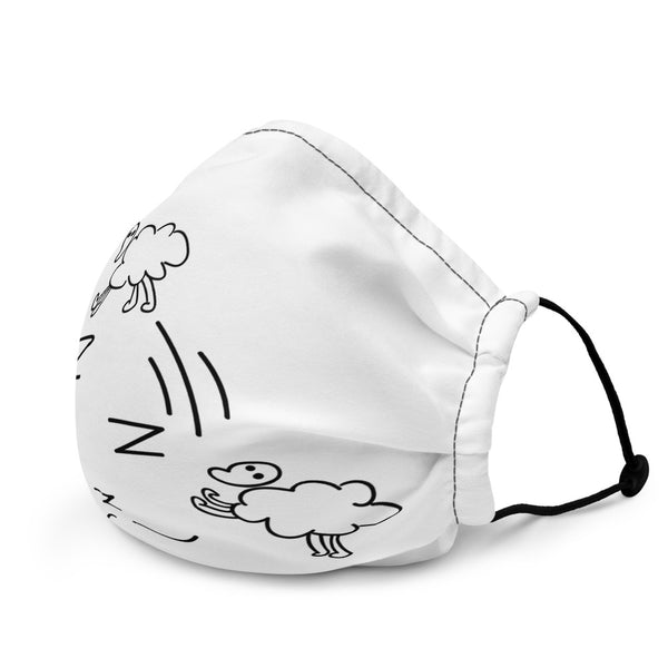Sleepin' Counting Sheep Face Mask