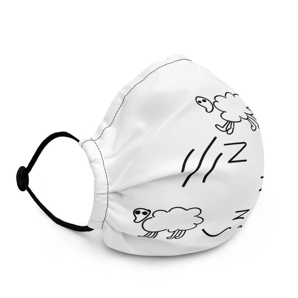 Sleepin' Counting Sheep Face Mask