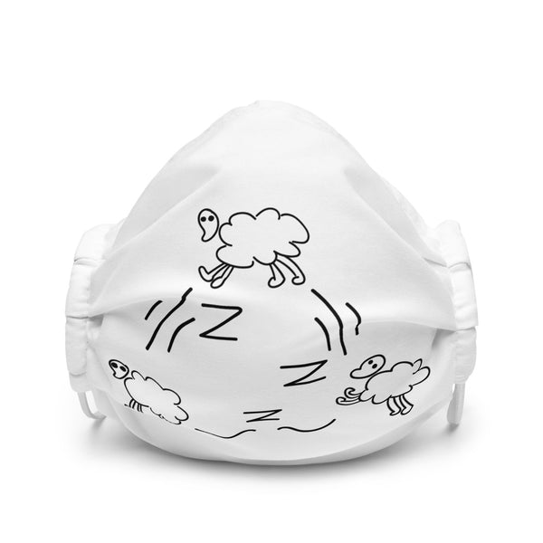 Sleepin' Counting Sheep Face Mask