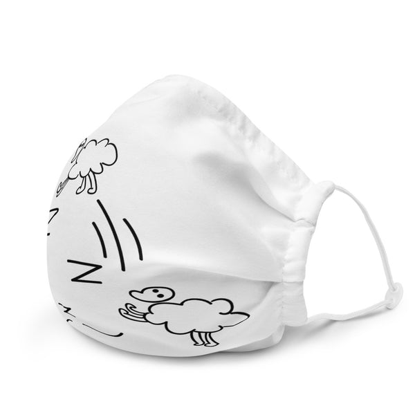 Sleepin' Counting Sheep Face Mask