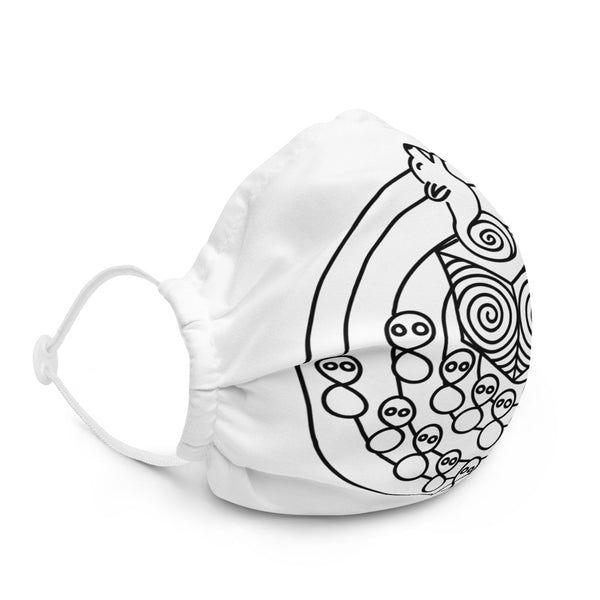 Sleepin' Sheep in Wolves Clothing Face Mask