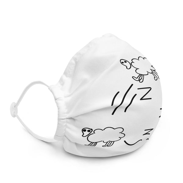 Sleepin' Counting Sheep Face Mask