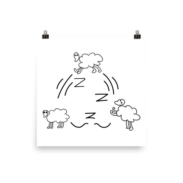 Counting Sheep Poster