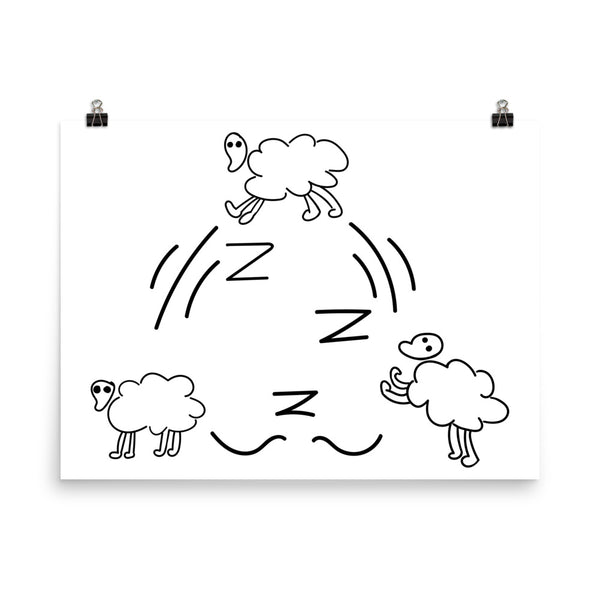 Counting Sheep Poster