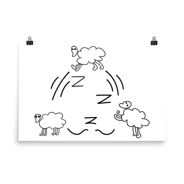 Counting Sheep Poster