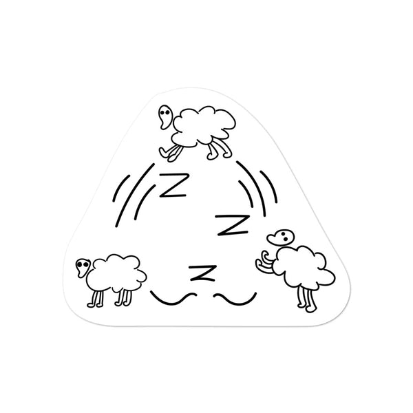 Counting Sheep Sticker
