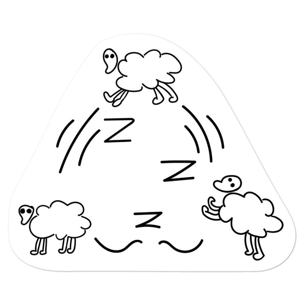 Counting Sheep Sticker