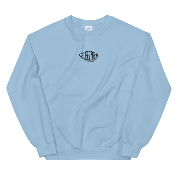 Sleepin' Eye (Embroidered) Unisex Sweatshirt