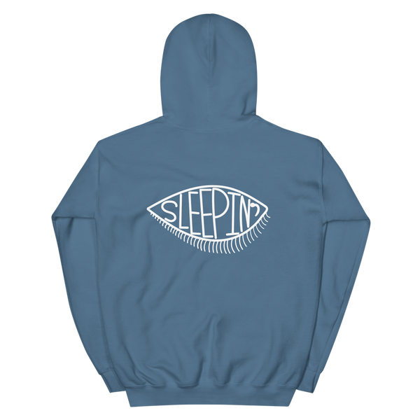 Sleepin' Counting Sheep (White) Unisex Hoodie