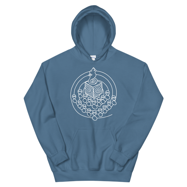 Sleepin' Sheep in Wolves Clothing (White) Unisex Hoodie
