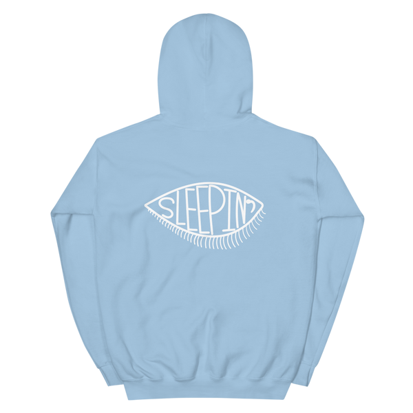 Sleepin' Counting Sheep (White) Unisex Hoodie