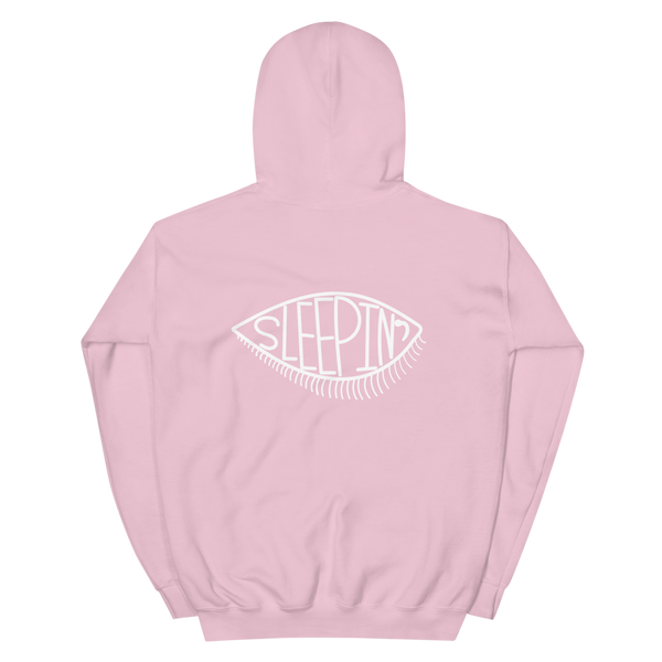 Sleepin' Counting Sheep (White) Unisex Hoodie