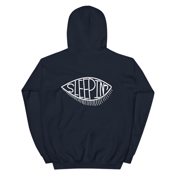 Sleepin' Counting Sheep (White) Unisex Hoodie