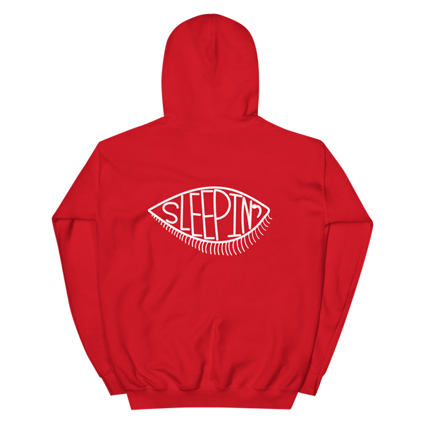Sleepin' Counting Sheep (White) Unisex Hoodie