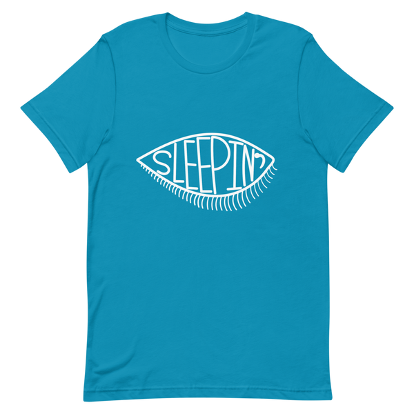 Sleepin' Eye (White) Unisex T-Shirt