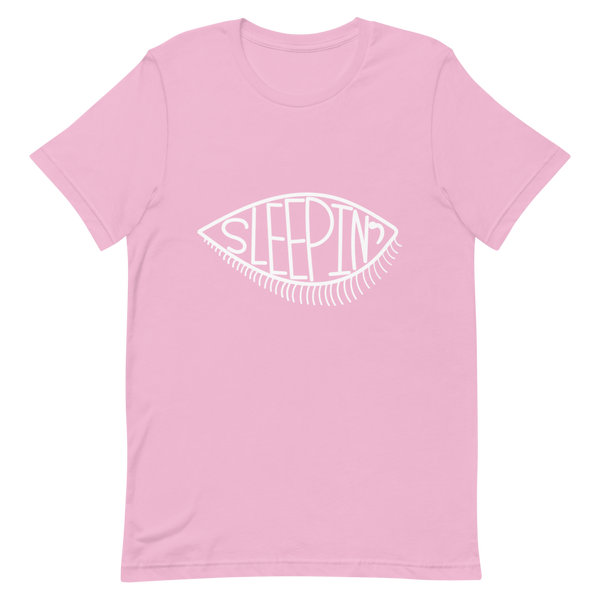 Sleepin' Eye (White) Unisex T-Shirt