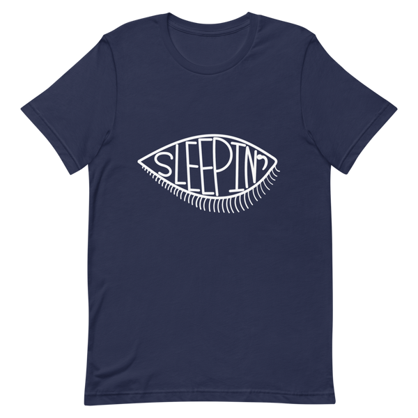 Sleepin' Eye (White) Unisex T-Shirt